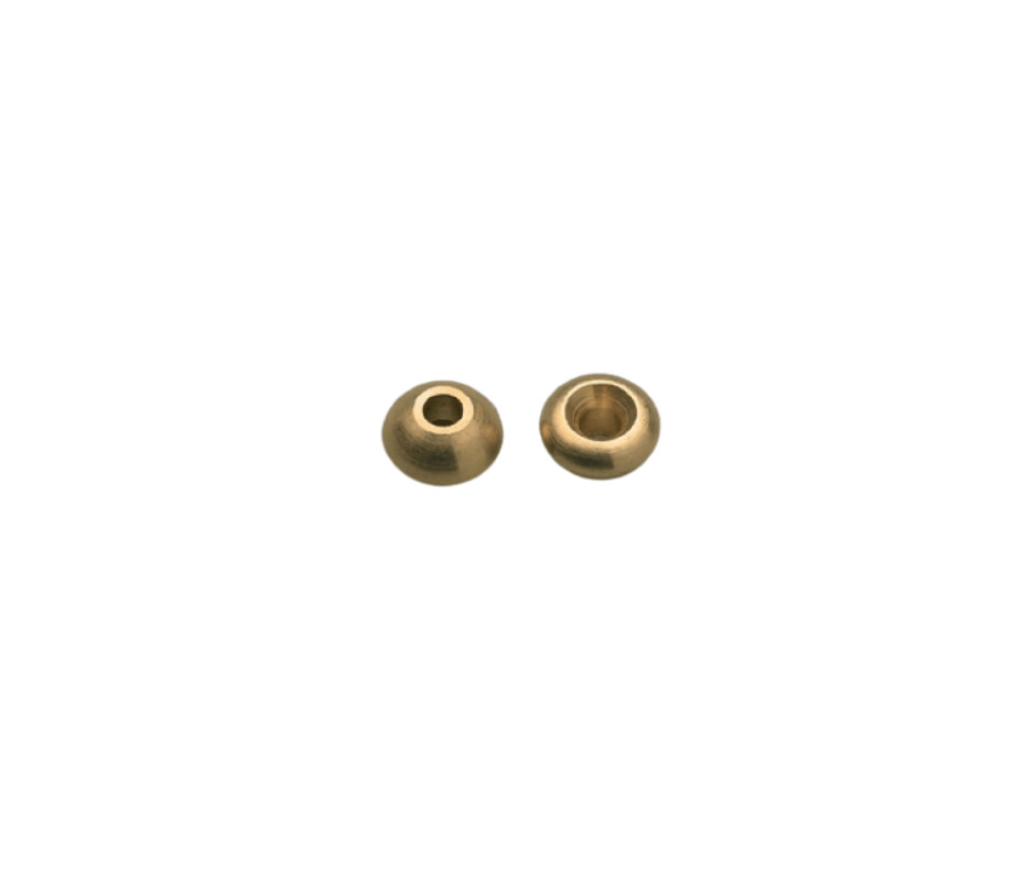 Natural finishing brass onions