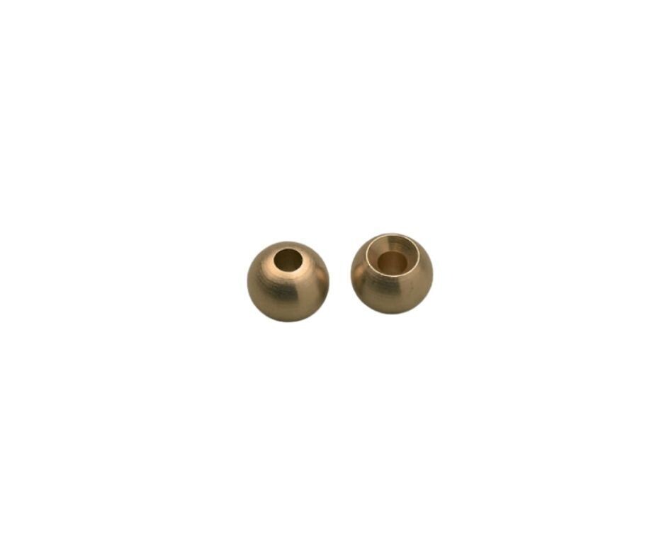 Brass balls natural finishing