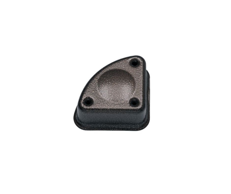 Coffin feet for external fixing bronze finishing