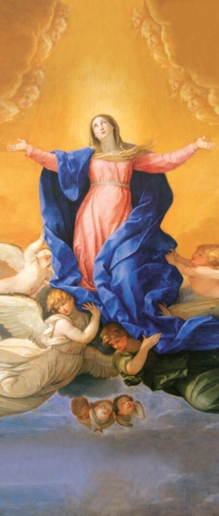 Painting of our Lady of the Assumption roll-up