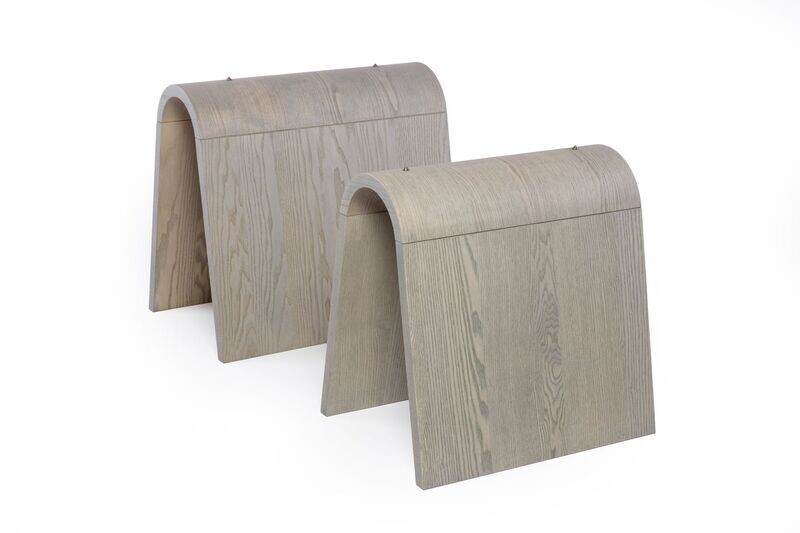 Transportable Coffin stand Gemini Grey
