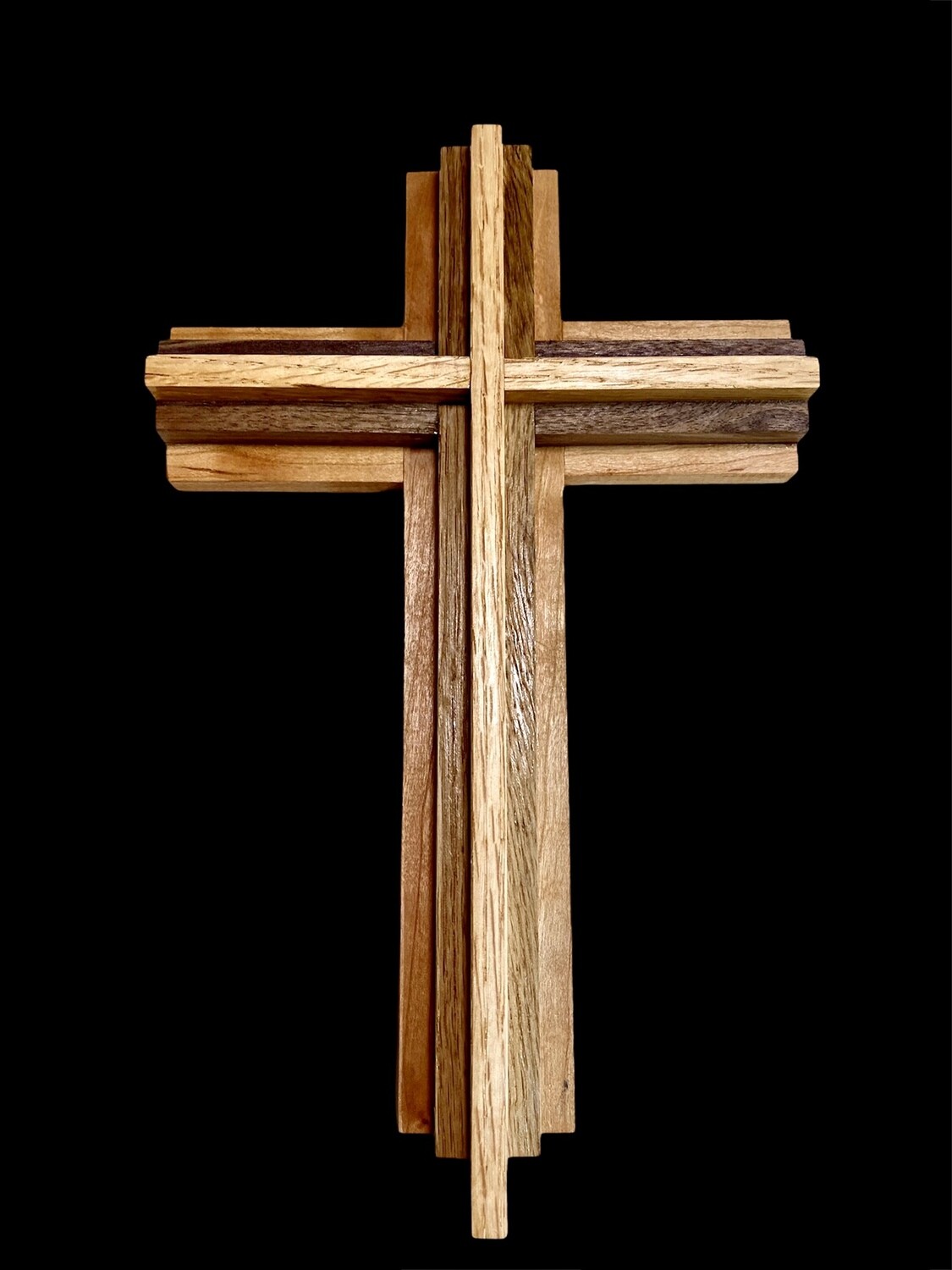 Trinity Hardwood Cross (small) by Robert Wolfkill