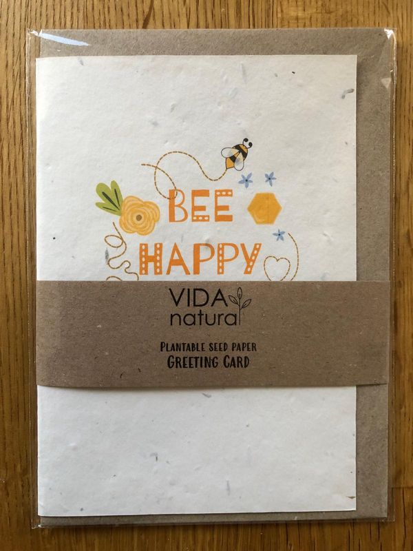 Plantable wildflower seed card