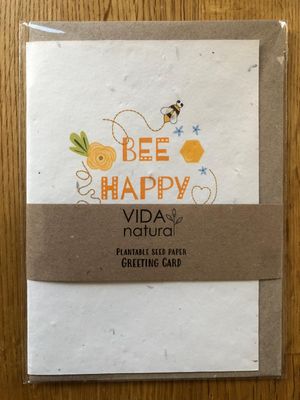 Plantable wildflower seed card