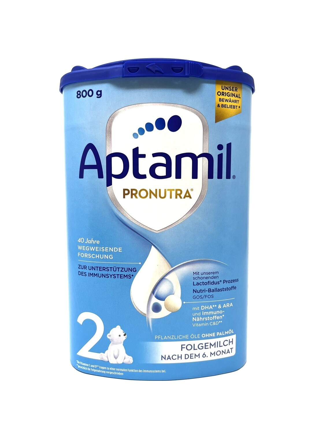 Aptamil Pronutra 2 Folgemilch
-ab dem 6. Monat -
800g