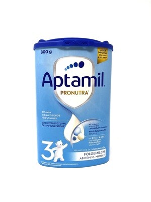 Aptamil Pronutra 3 Folgemilch
-ab dem 10. Monat -
800g