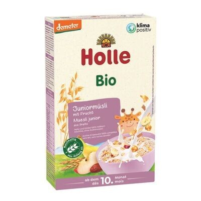Holle Bio-Juniormüsli Mehrkorn mit Frucht,
ab dem 10. Monat (250g)
