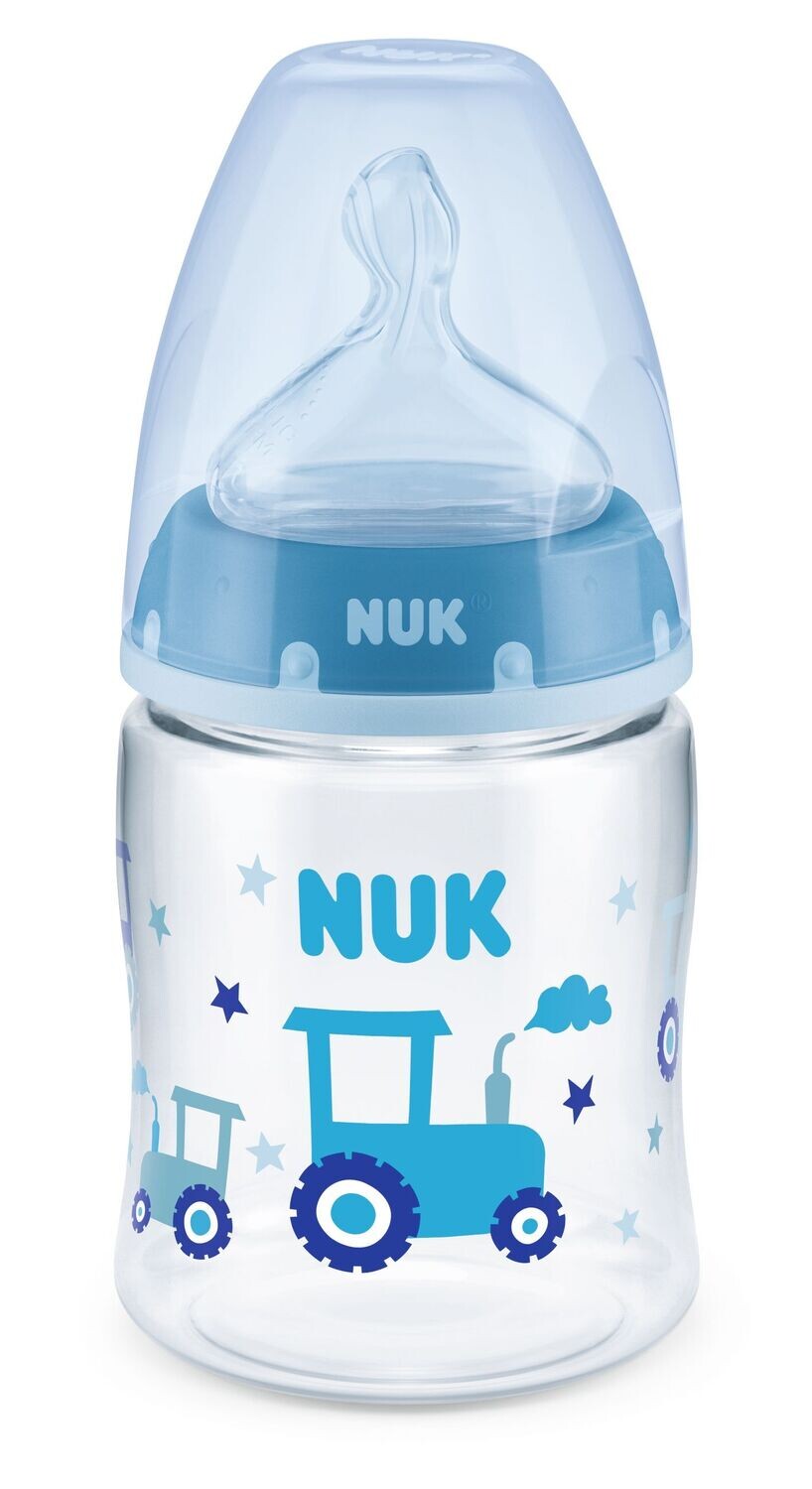 NUK First Choice Plus Babyflasche 150ml TRAKTOR