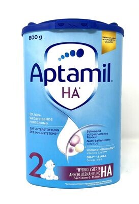 Aptamil Folgemilch HA 2 PROSYNEO
800 g Dose -nach dem 6. Monat-