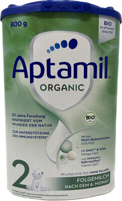 Aptamil ORGANIC 2 Bio-Folgemilch 800g -
nach dem 6. Monat