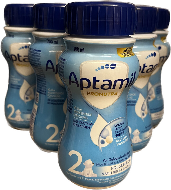 APTAMIL Folgemilch Pronutra Advance 2 (4 x 200ml) trinkfertig  -nach dem 6. Monat-