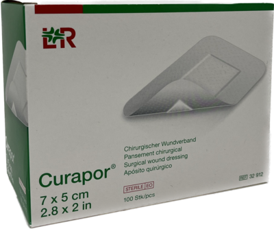 Curapor Wundverband steril
7,0 x 5,0cm (100 Stück)