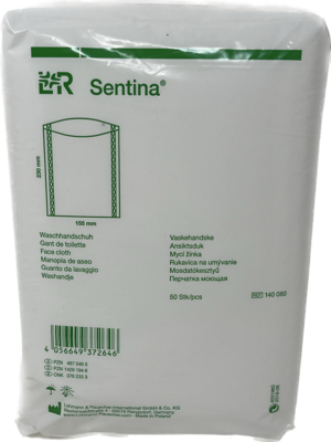 Sentina Waschhandschuh aus Vliesstoff ( 50 Stück )