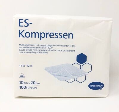 Hartmann ES-Kompressen unsteril 12f 10x20cm (Inhalt: 100 Stück)