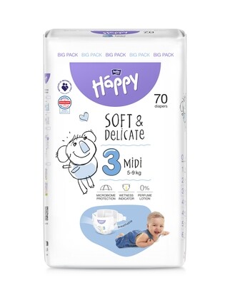 Happy Bella Windeln Gr.3 MIDI (5-9kg)