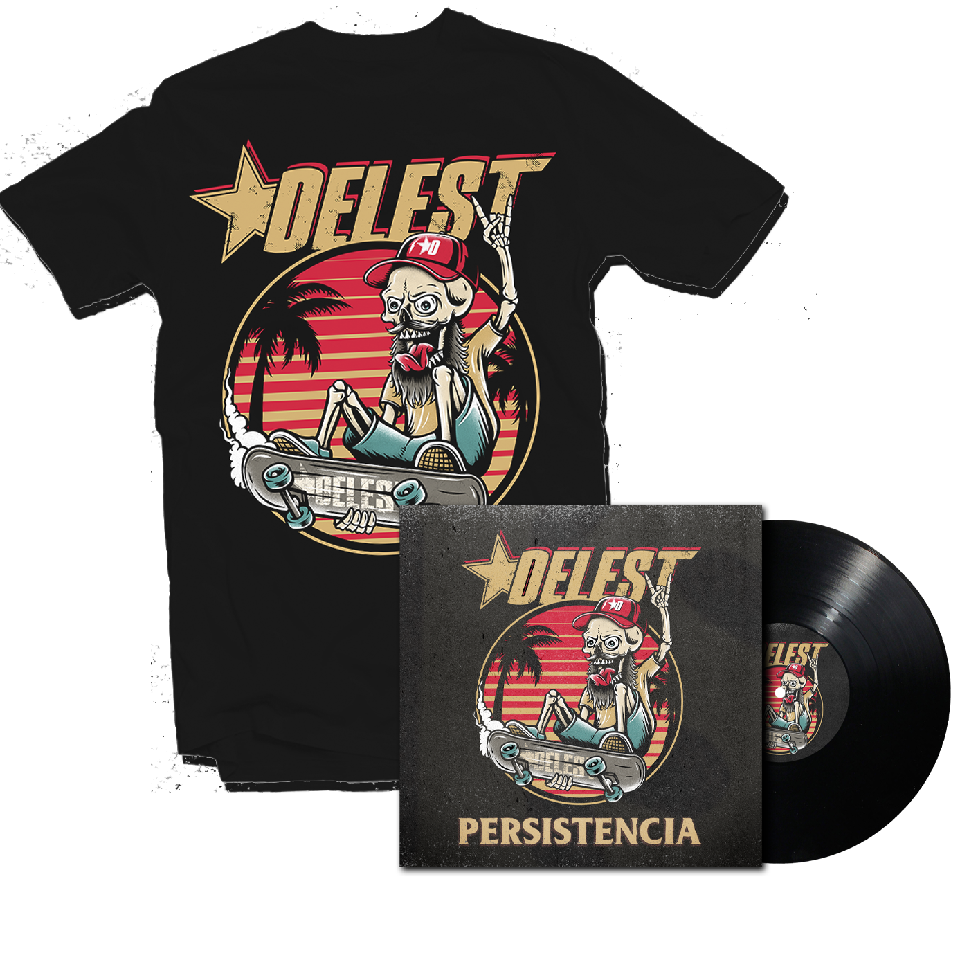 PACK CAMI GIZMO NEGRA + VINILO