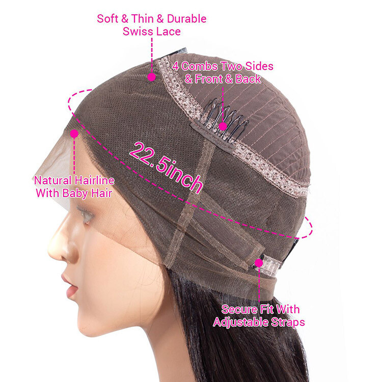 360 frontal top wig unit