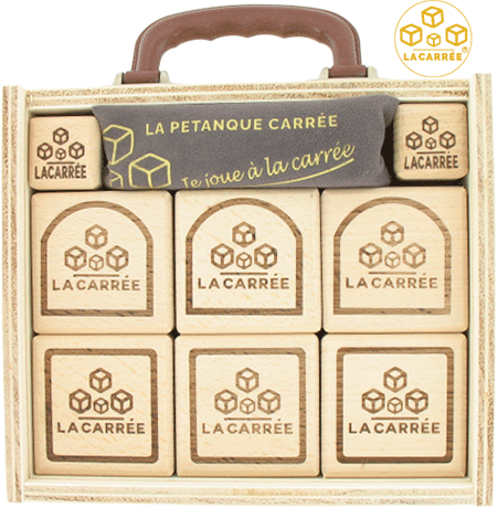 La pétanque carrée - jeu en bois