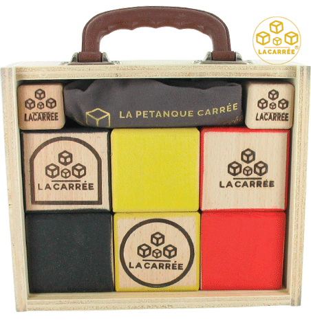 La pétanque carrée - jeu en bois