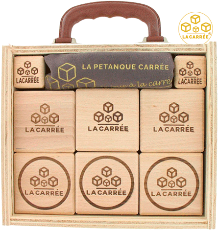 La pétanque carrée - jeu en bois