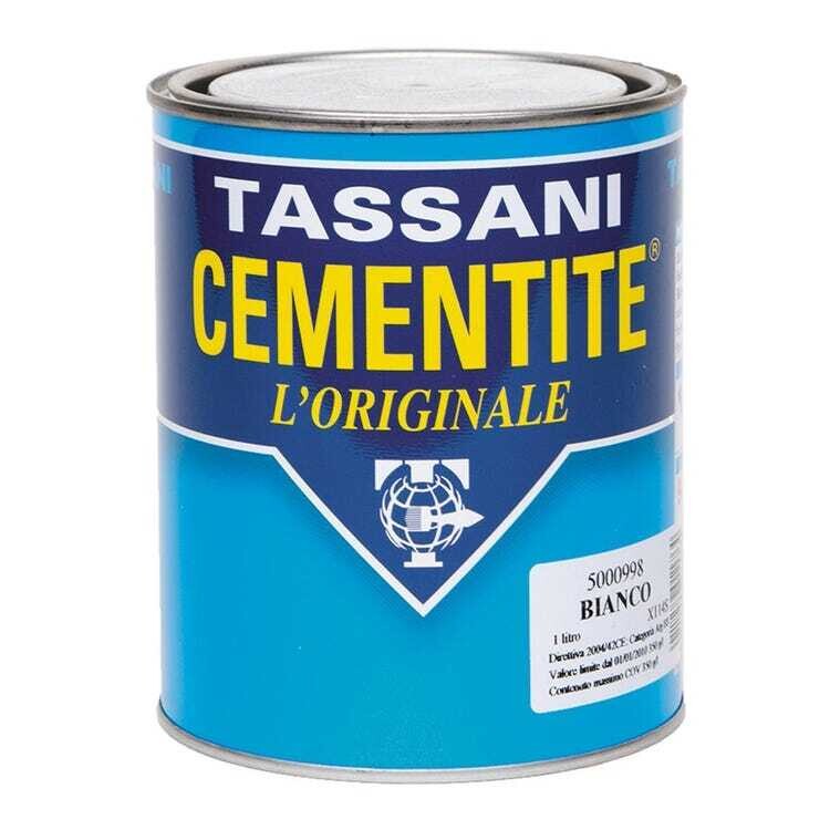 Pittura opaca pietrificante. Cementite, Tassani. Vernici Store