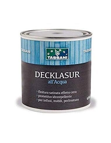 Vernice per legno ad acqua effetto cera, Decklasur - Tassani - Vernici Store