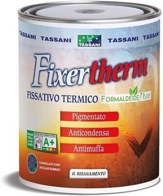 Fondo fissativo traspirante antimuffa, Fixertherm - Tassani