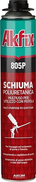 Schiuma Poliuretanica Multiuso 805 / 805P, Akfix - Vernici Store