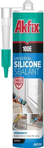 Silicone sigillante universale antimuffa 100E, Akfix