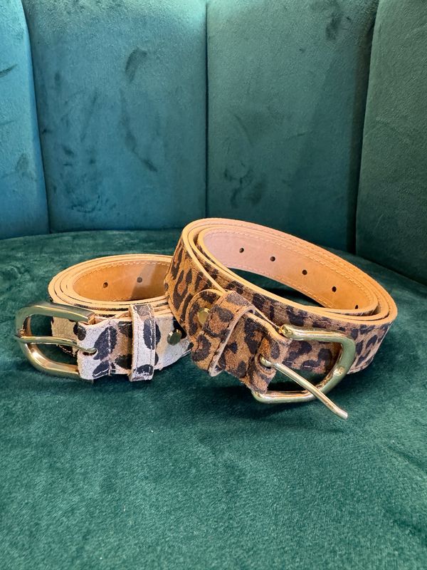 Cinturones animal print