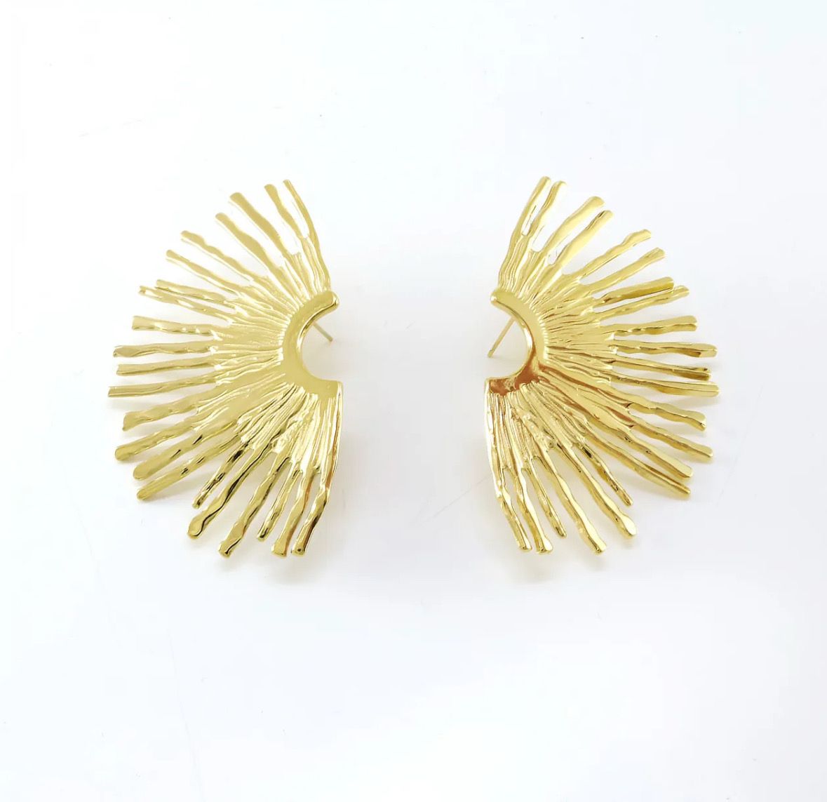 Pendientes sol dos colores