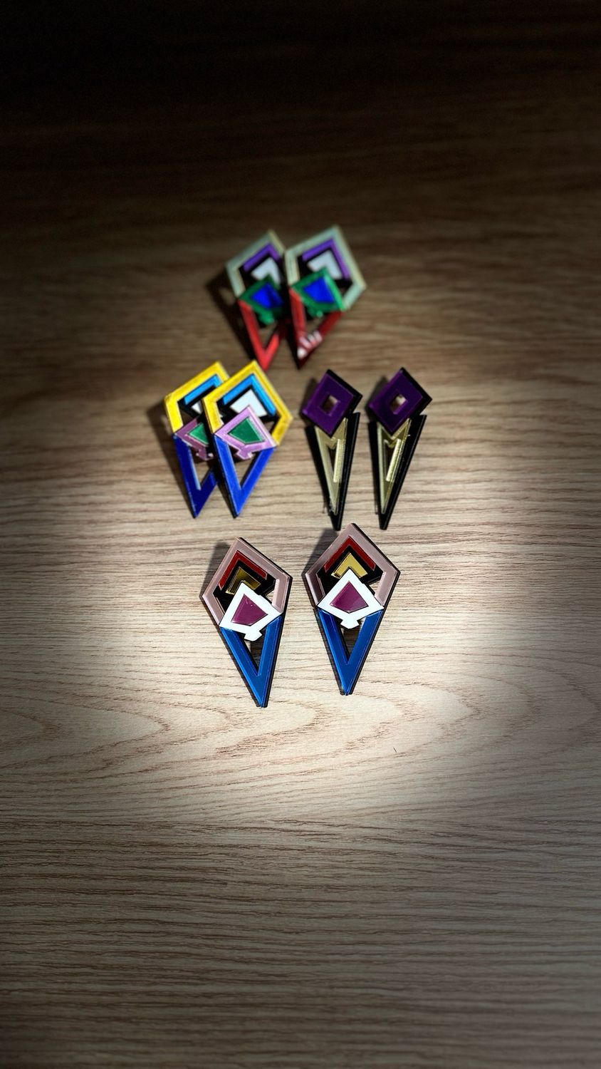 Pendientes espejo