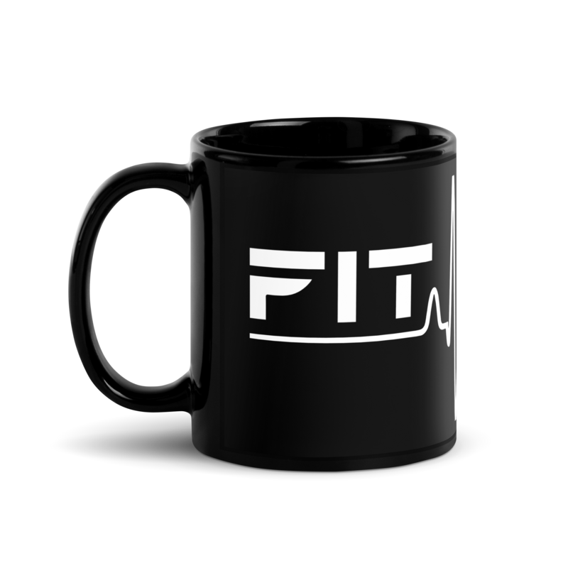 11oz Black Coffee Mug