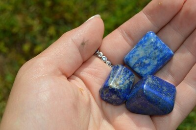 Reiki Infused Lapis Lazuli Tumbled Stone