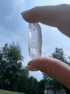 Reiki Infused Lemurian Quartz Point