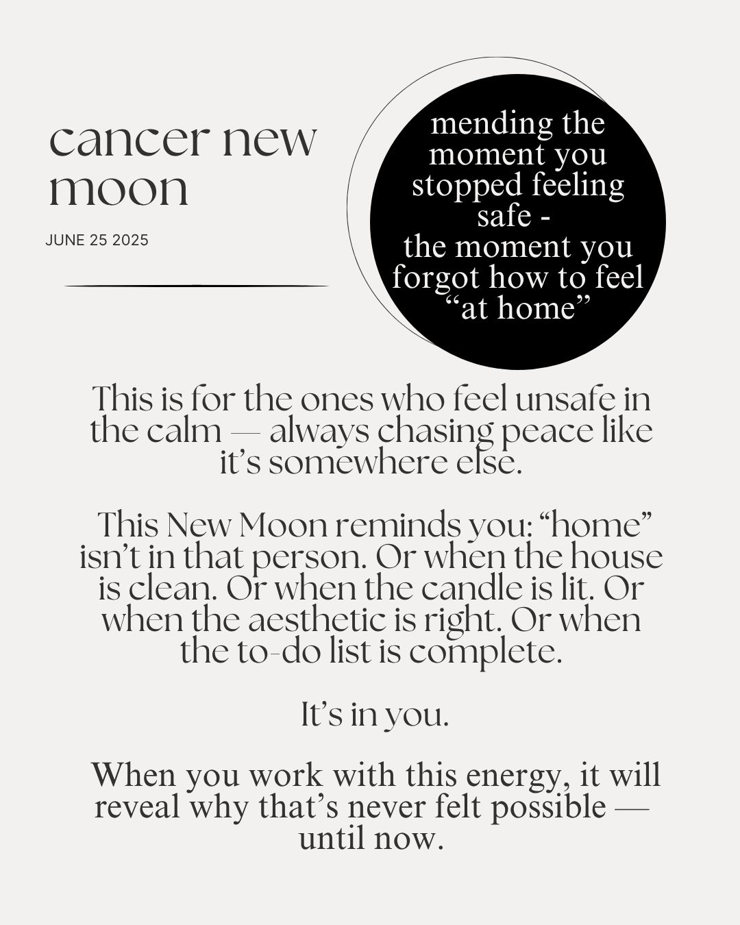 Collective Reiki &amp; Reading Session 🌙 Cancer New Moon
