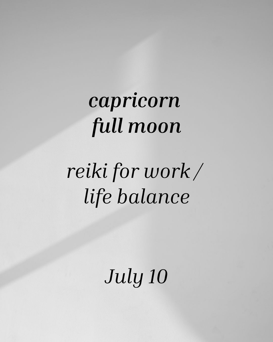 Collective Reiki &amp; Reading Session 🌙 Capricorn Full Moon