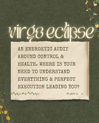 Virgo Eclipse 🌙  Healing Experience