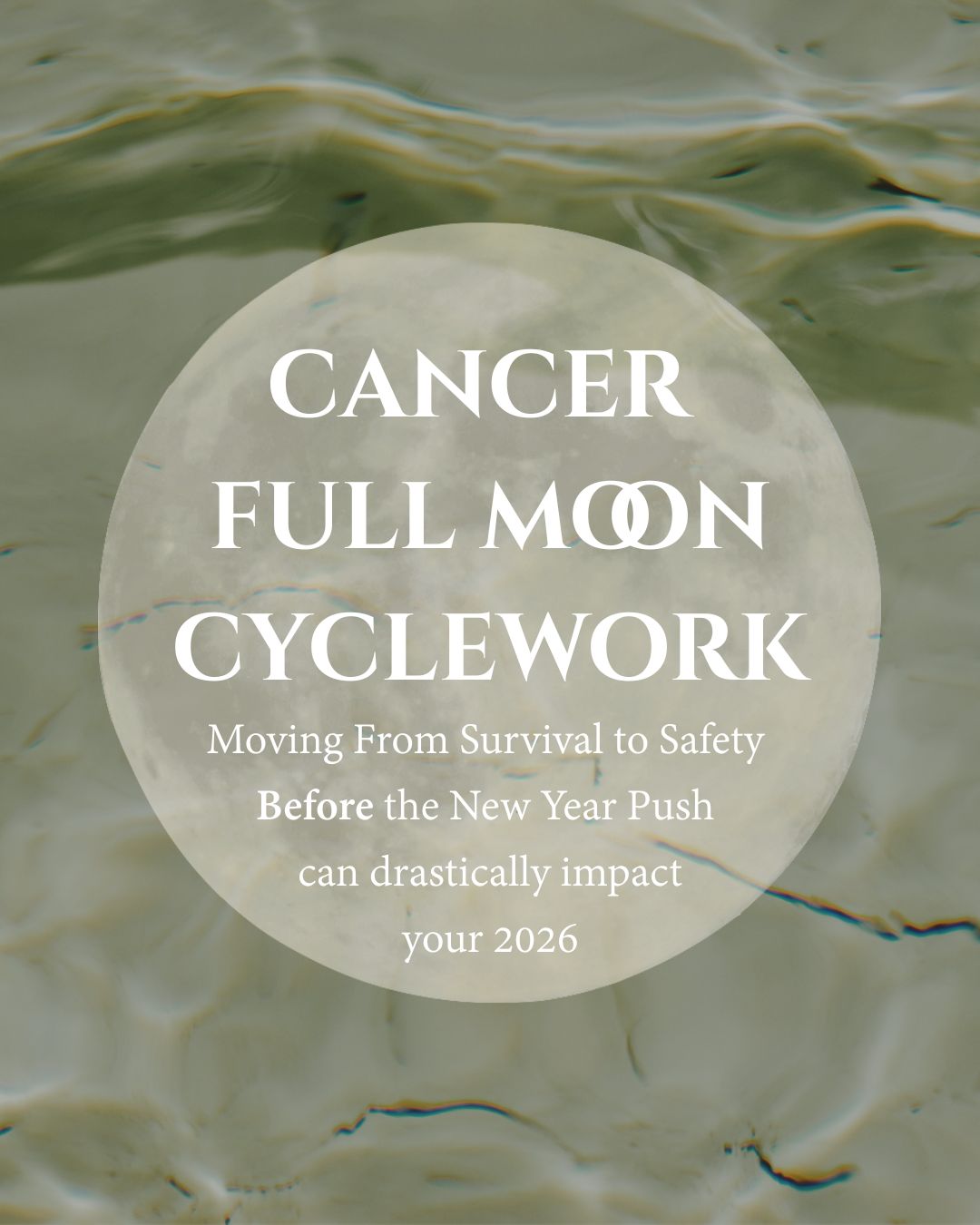 Cyclework - Cancer Full Moon 🌙   DROP IN