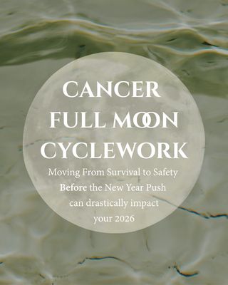 Cyclework - Cancer Full Moon 🌙   DROP IN