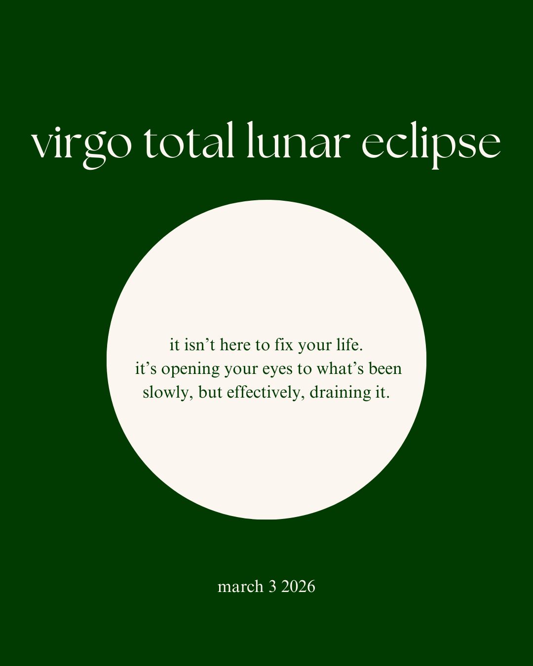 Cyclework - Virgo Lunar Eclipse 🌙   DROP IN