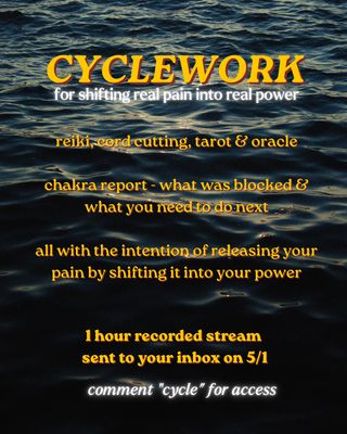 Cyclework - SCORPIO FULL Moon 🌙   DROP IN