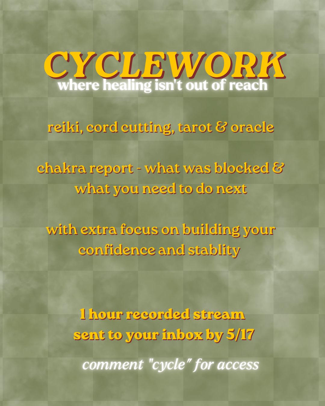 Cyclework - Taurus New Moon 🌙   DROP IN