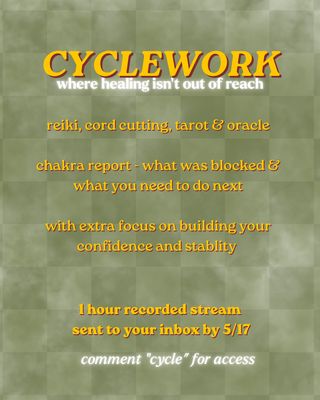 Cyclework - Taurus New Moon 🌙   DROP IN