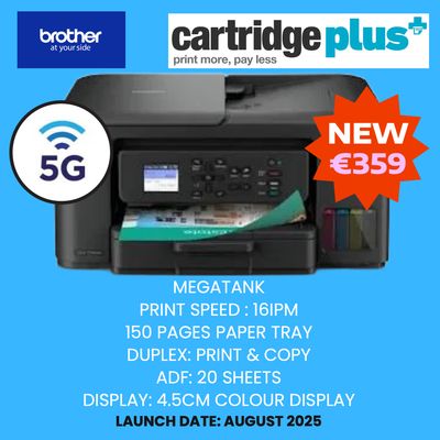 BROTHER DCP-T780DW 3-IN-1  INK TANK PRINTER