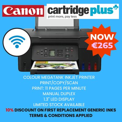 CANON G3570 MEGATANK 3-IN-1 INKJET PRINTER CANON G3570 MEGATANK 3-IN-1 INKJET PRINTER