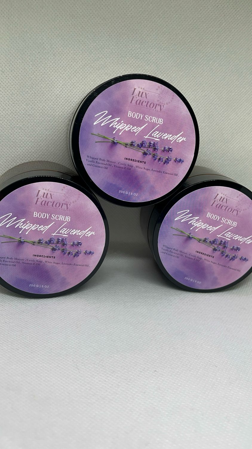Whipped Lavender Body Scrub