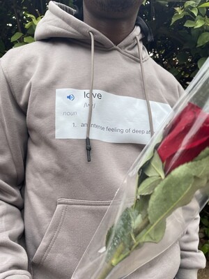 (Brown Hoodie) LOVE