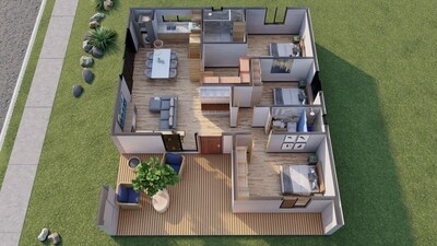 Explore Our 3-Bedroom Modular Houses | 107m² &amp; 121m²