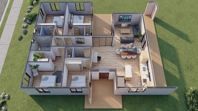 Explore Our 4-Bedroom Modular Houses | 175m²